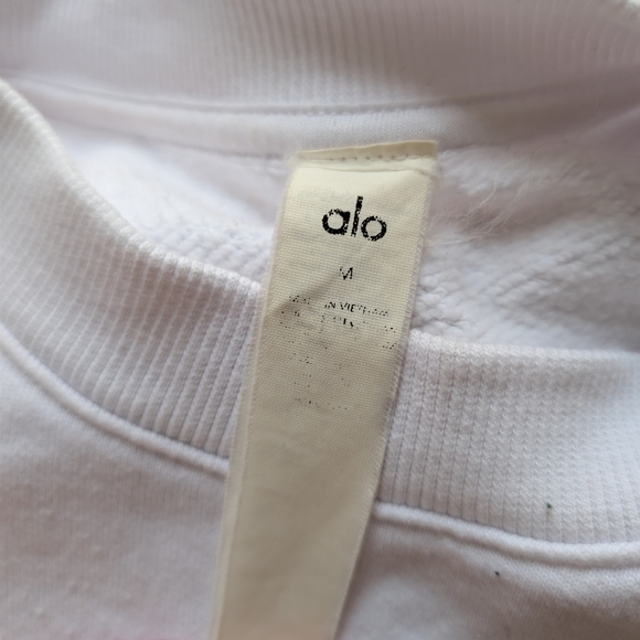 🍒BEST & FINAL🍒 ALO Yoga • Accolade White Sweatshirt - Picture 7 of 8